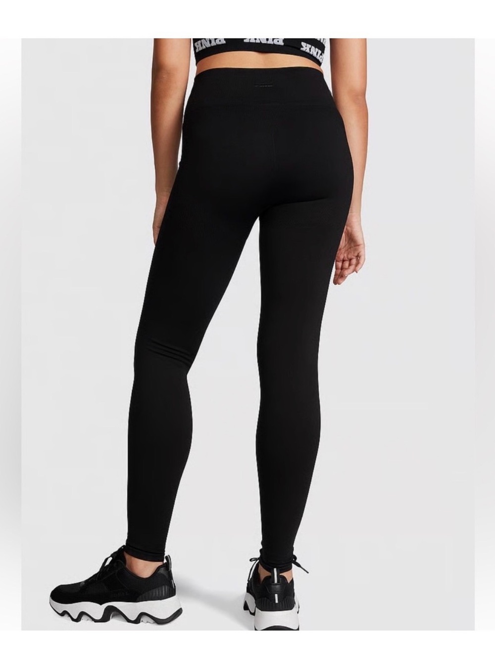 Victoria’s Secret PINK High-Waist Black seamless Leggings